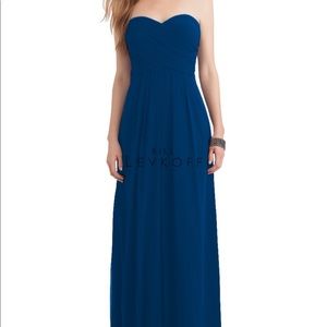 Bill Levkoff Navy Gown/Bridesmaid Dress Style 1121